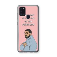 Hotline bling: Samsung Galaxy A21s Transparant Hoesje