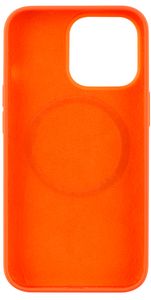 Vivanco Mag Hype Backcover Apple iPhone 13 Pro Max Oranje Inductieve lading, Stootbestendig