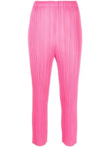 Pleats Please Issey Miyake pantalon Bouquet Couleurs à plis - Rose