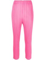 Pleats Please Issey Miyake pantalon Bouquet Couleurs à plis - Rose