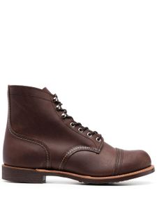 Red Wing Shoes bottines Iron Ranger en cuir - Marron