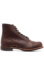 Red Wing Shoes bottines Iron Ranger en cuir - Marron