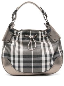 Burberry Pre-Owned sac à main à motif House Check (années 2010) - Gris