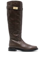 Stuart Weitzman bottes en cuir - Marron