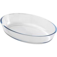 Chef Traiteur Ovenschaal van borosilicaat glas - ovaal - 0.7 Liter - 21 x 14 x 5 cm - thumbnail