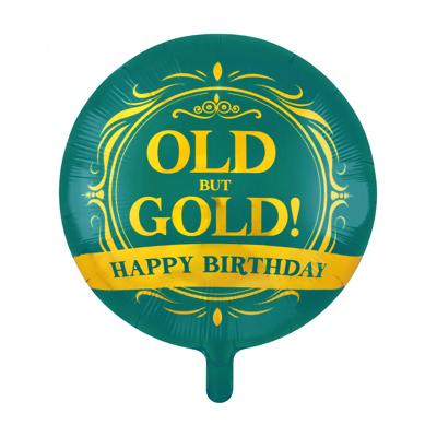 Happy Birthday Old But Gold Folieballon (46cm)