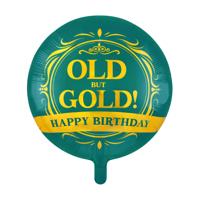 Happy Birthday Old But Gold Folieballon (46cm)