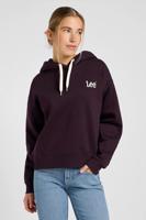 LEE Relaxed Essential Hoodie | Deep Wine LEE Relaxed Essential Hoodie | Deep Wine