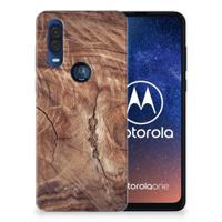 Motorola One Vision | Bumper Hoesje | Tree Trunk