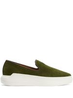 Giuseppe Zanotti baskets Conley Zip sans lacets - Vert - thumbnail