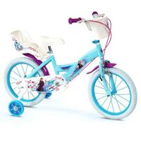 Kinderfiets Frozen 16" Blauw