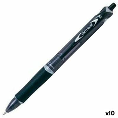 Pen Pilot Acroball Zwart 0,4 mm (10 Stuks)