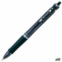 Pen Pilot Acroball Zwart 0,4 mm (10 Stuks)