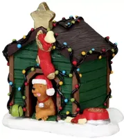 Lemax decorated light doghouse kerstdorp figuur type 2 Vail Village 2010 Lemax decorated light doghouse kerstdorp figuur type 2 Vail Village 2010