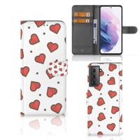 Samsung Galaxy S21 Plus | Telefoon Hoesje | Hearts