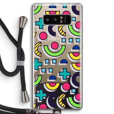8-bit N°6: Samsung Galaxy Note 8 Transparant Hoesje met koord