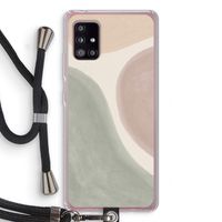 Geo #6: Samsung Galaxy A51 5G Transparant Hoesje met koord