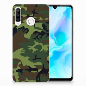 Huawei P30 Lite TPU bumper Army Dark