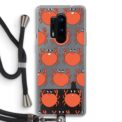 Krab: OnePlus 8 Pro Transparant Hoesje met koord