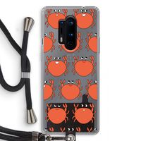 Krab: OnePlus 8 Pro Transparant Hoesje met koord