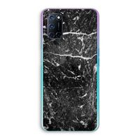 Zwart marmer: Oppo A92 Transparant Hoesje