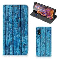 Samsung Xcover Pro Book | Wallet Case | Wood Blue