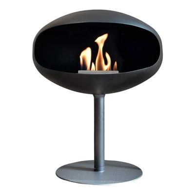 Cocoon Pedestal Zwart met zwart voetstuk