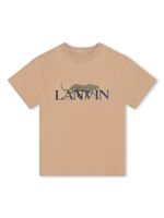 Lanvin Enfant t-shirt en coton à imprimé léopard - Tons neutres - thumbnail