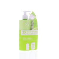 SVR Sebiaclear Duo Creme Lavante Eco en Recharge 2x 400ml