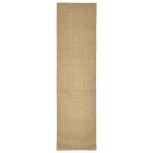 The Living Store Sisal Vloerkleed - 66 x 250 cm - Anti-slip - Duurzaam