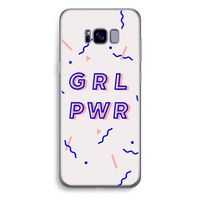 GRL PWR: Samsung Galaxy S8 Plus Transparant Hoesje