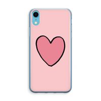 Hartje: iPhone XR Transparant Hoesje