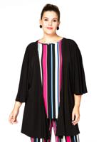 Yoek Wijd vest | Zwart | Maat 42/44