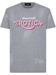 DSQUARED2 t-shirt Erotica en coton - Gris