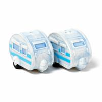 Peper en zout stel - vakantie caravans - keramiek - cadeau setje Peper en zout stel - vakantie caravans - keramiek - cadeau setje