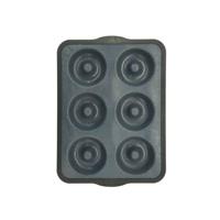 6-donutvorm - ZENKER - 36 x 26 cm - Glasvezel siliconen - Zwart