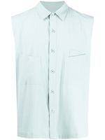 Off Duty chemise sans manches à boutonnière - Vert