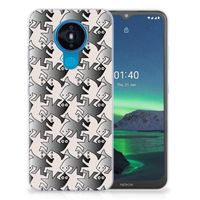 Nokia 1.4 TPU Hoesje Salamander Grey - thumbnail