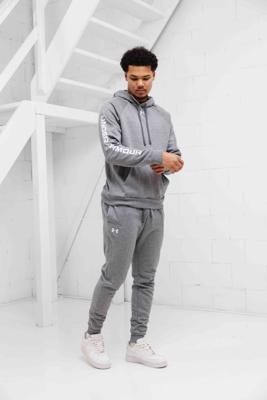 Under Armour Rival Fleece Trainingspak Heren Grijs - Maat L - Kleur: Grijs | Soccerfanshop