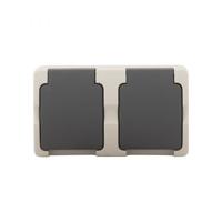 Ac Stopcontt 2 x waterdicht