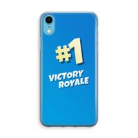Victory Royale: iPhone XR Transparant Hoesje