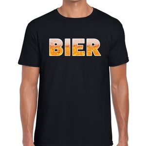 Bier fun t-shirt zwart voor heren 2XL  -