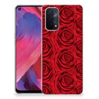 OPPO A93 5G TPU Case Red Roses - thumbnail