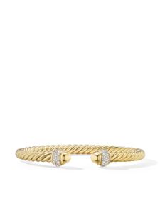 David Yurman bracelet Cable en or 18ct pavé de diamants