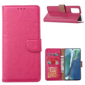 Samsung Galaxy S20 FE Book Case Roze met Standaard