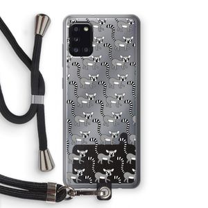 Makis: Samsung Galaxy A31 Transparant Hoesje met koord