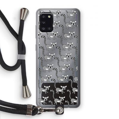 Makis: Samsung Galaxy A31 Transparant Hoesje met koord