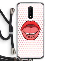Yolo Denise: OnePlus 7 Transparant Hoesje met koord