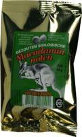Gezouten biologische Macadamia noten 50 gram