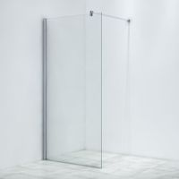 Saniclass Bellini inloopdouche 100x200cm veiligheidsglas anti kalk chroom OUTLET WR100-C/C - thumbnail